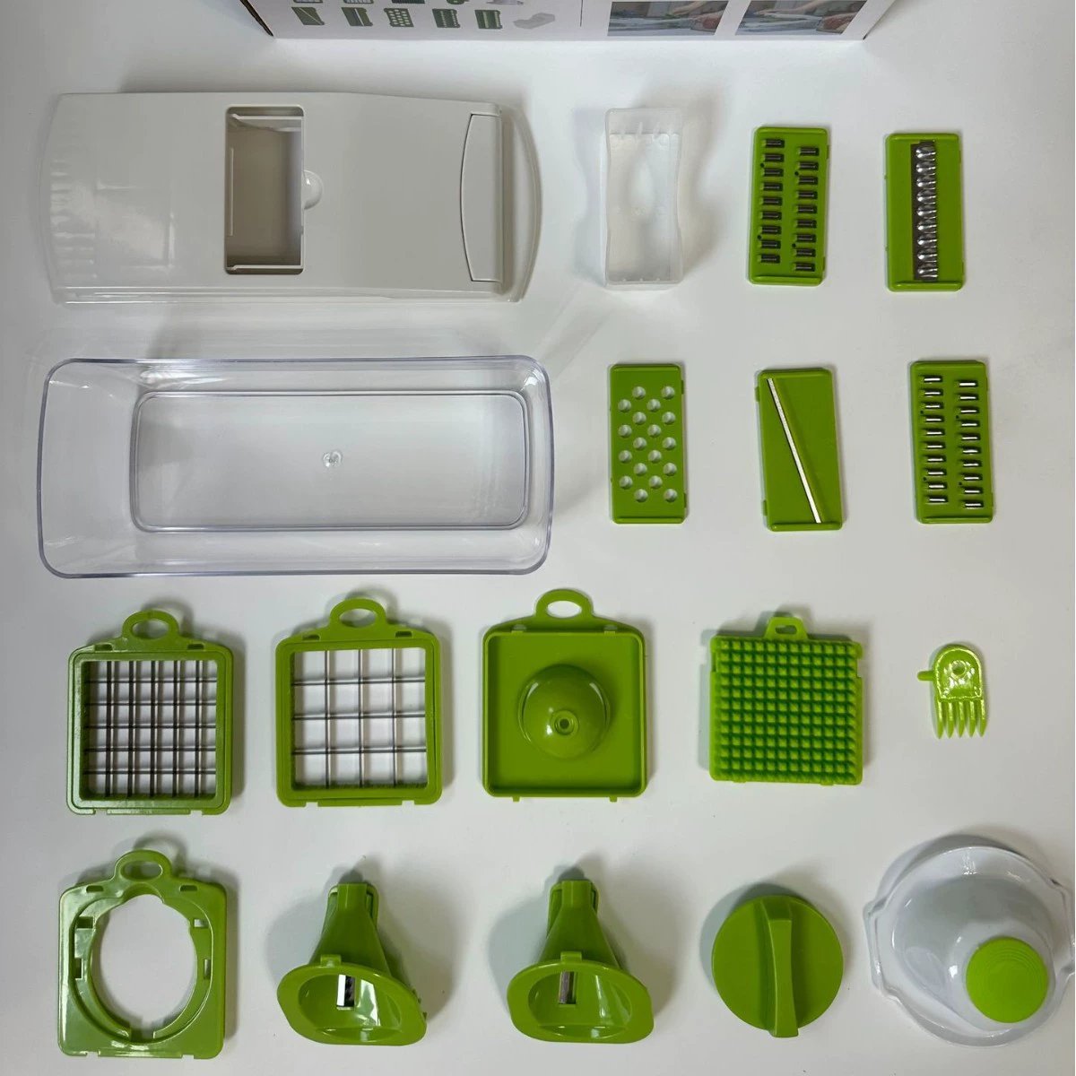 šFlash Saleā”š„ Professional Vegetable Chopper ā 7-in-1 Multi-Cutter with Dishwasher-Safe Blades!