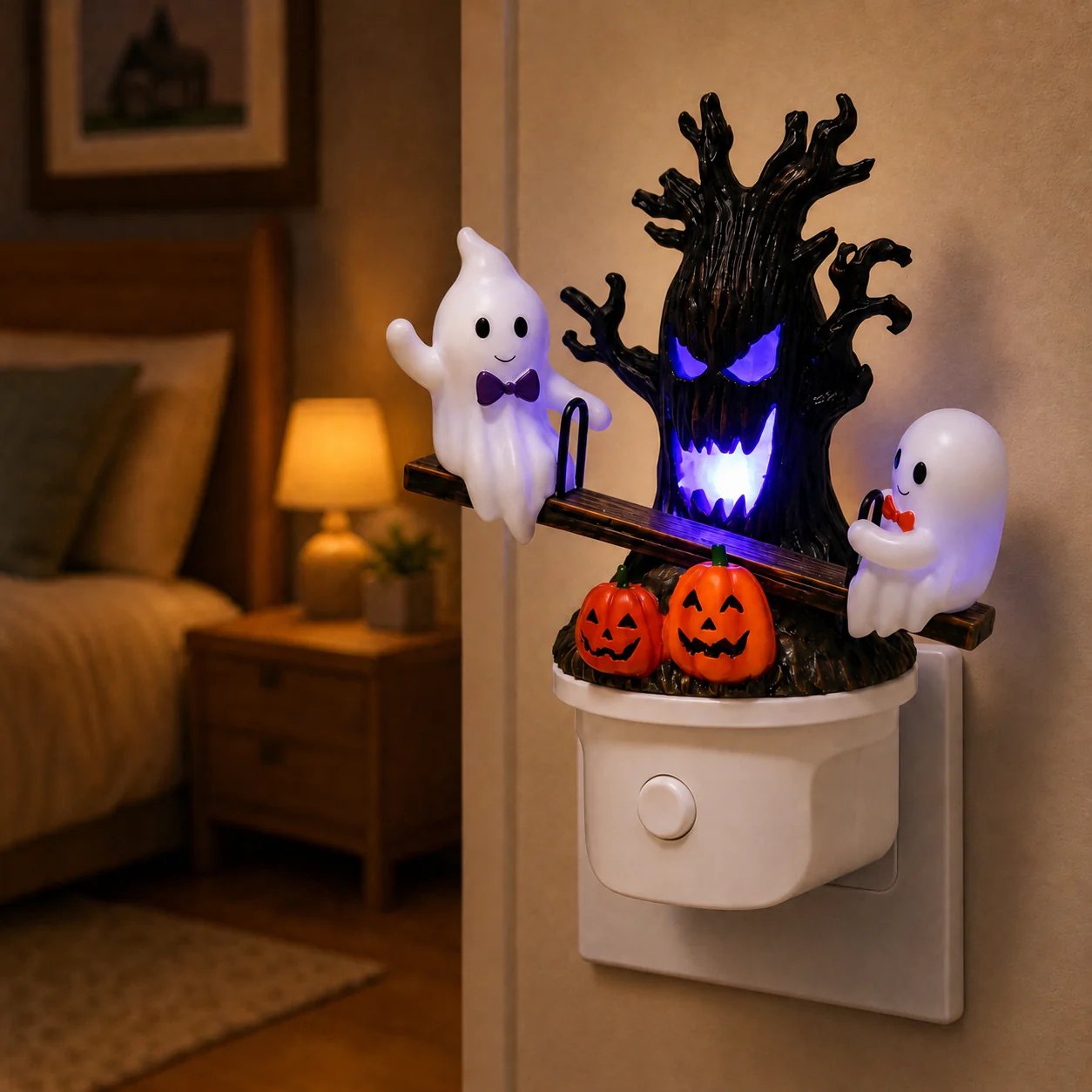 š„LAST DAY 49% OFF - šAnimated Seesaw Ghost Plug In LED Night Light