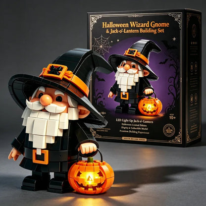🐱🎃2026 Limited Edition – Halloween Midnight Cat & Jack-o'-Lantern Building Set