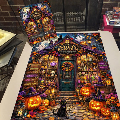 🔥49% Off Last Day - 👻The Witch’s Emporium Jigsaw Puzzle 1000 Pieces